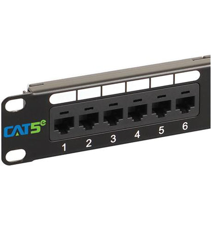 PATCH PANEL, CAT 5e, 24-PORT, 1 RMS