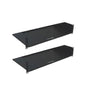 2U 10" SINGLE SIDE SOLID SHELF 2 PACK