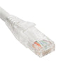 PATCH CORD CAT6 CLEAR BOOT 7' WHITE