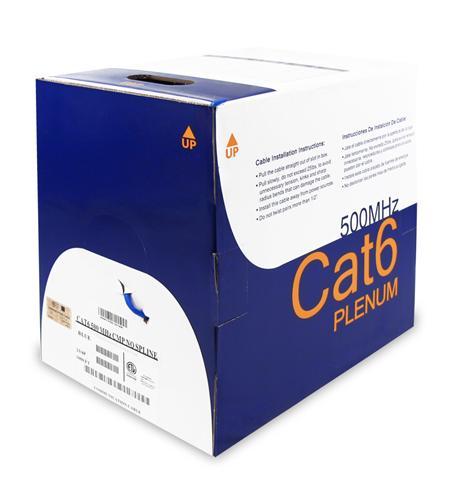 6E04UPBK3N CAT6E PLENUM BLACK