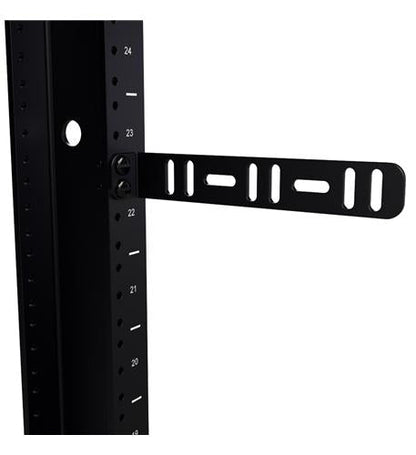 PANEL, CABLE MGMT, L BRACKET, BK 25 PK