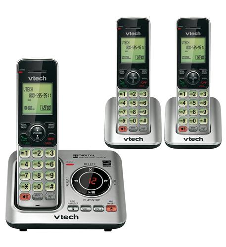 Vtech 3-handset cordless CID/ITAD