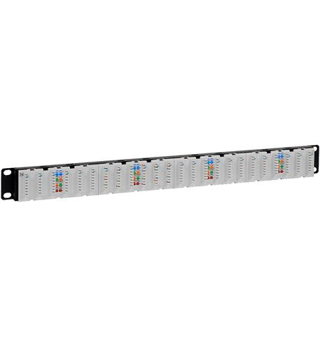 PATCH PANEL, CAT 6A, 24-PORT, 1 RMS