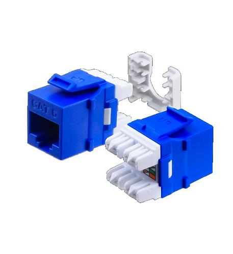 CAT6 HDJ SERIES JACK 25 PACK BLUE