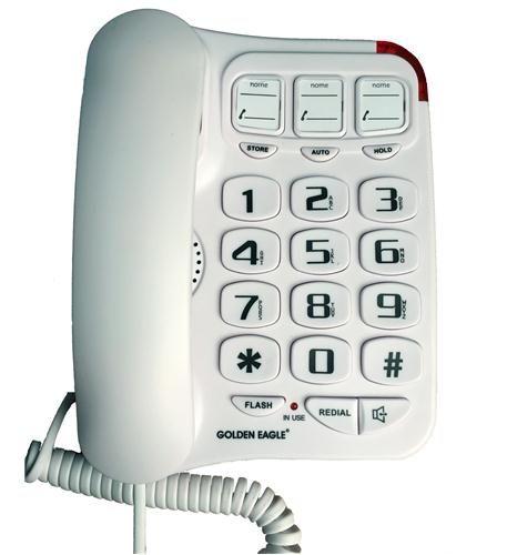 Big Button Speakerphone WHITE