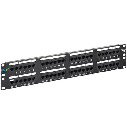 Patch Panel 48PT, CAT5E, 2RMS