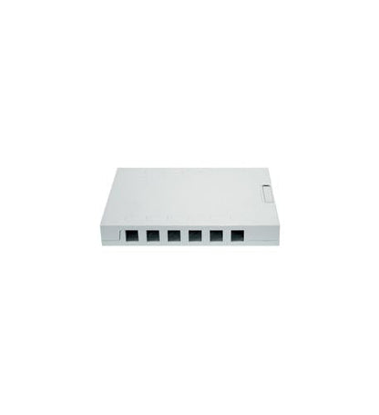 SURFACE MOUNT BOX, 12-PORT, WHITE